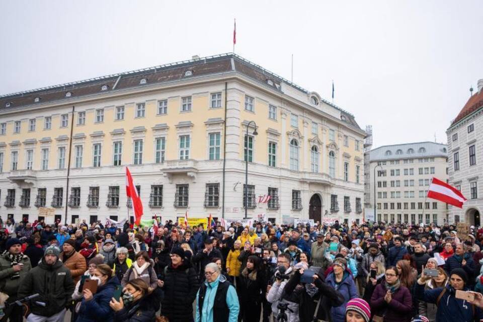 Coronavirus-Proteste in Österreich