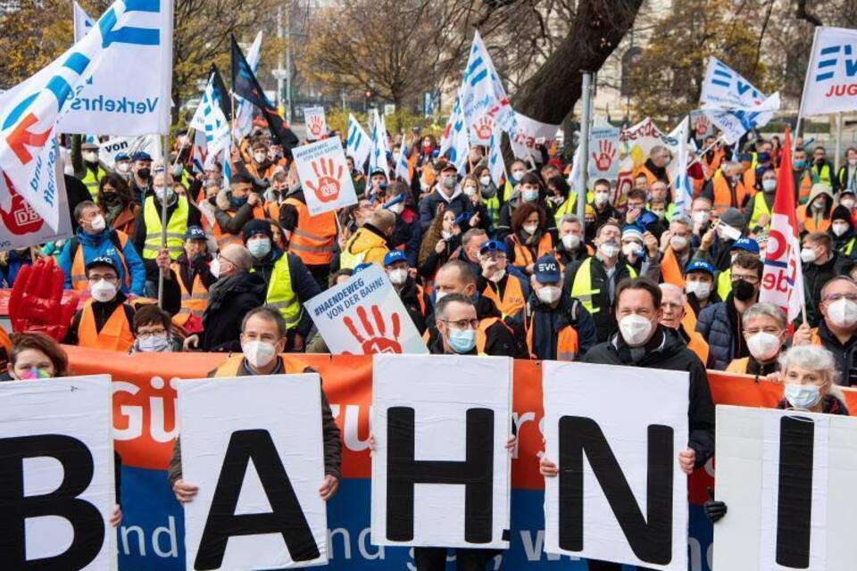 Eisenbahner-Protest Eisenbahner-Protest