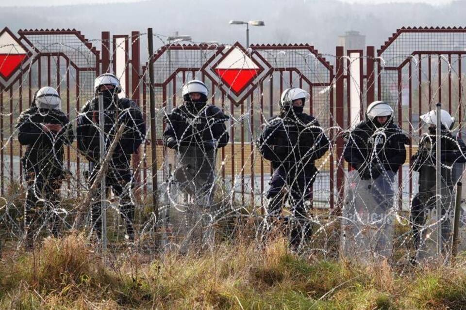 Lage an der polnisch-belarussischen Grenze Lage an der polnisch-belarussischen Grenze
