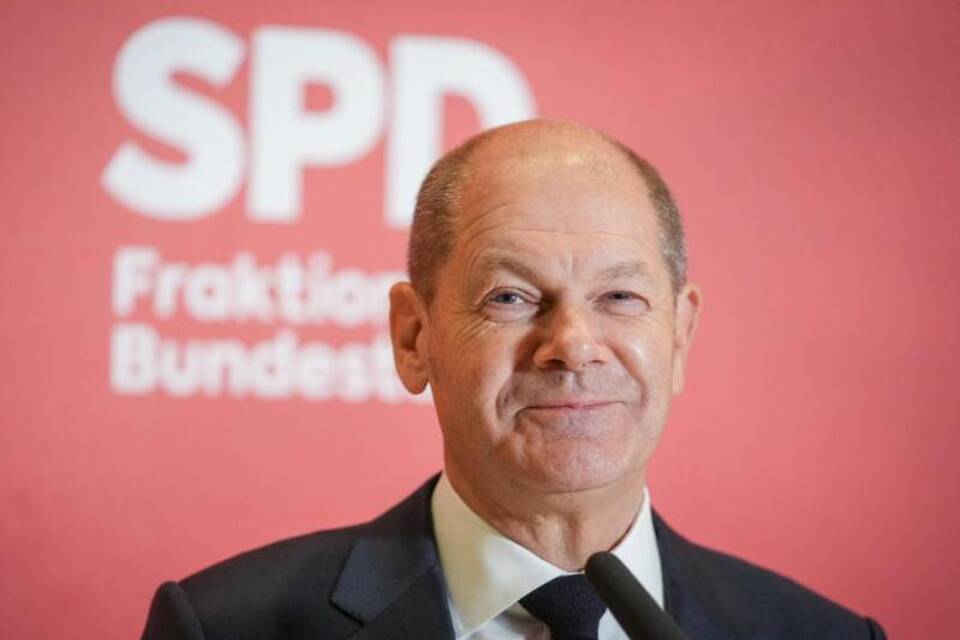 Scholz zufrieden mit Koalitionsverhandlungen Scholz zufrieden mit Koalitionsverhandlungen