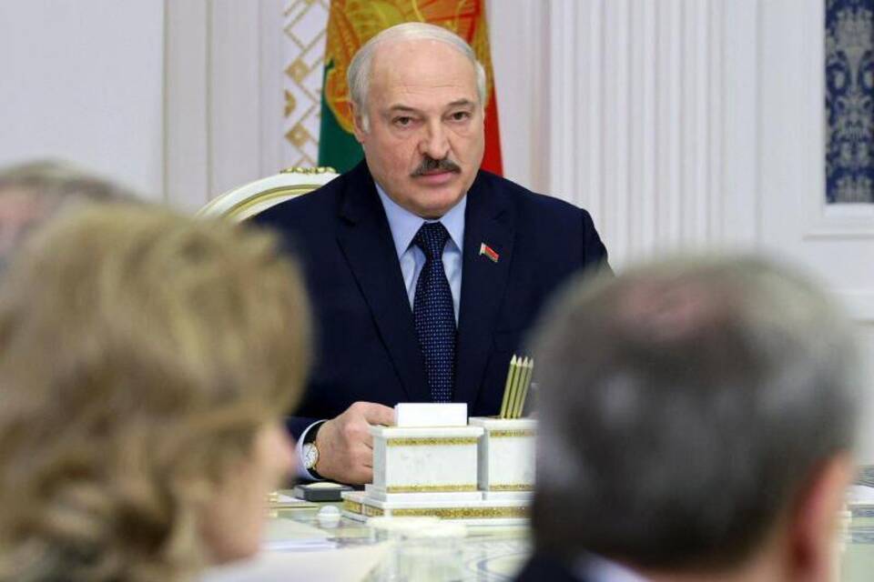 Belarussischer Präsident Lukaschenko Belarussischer Präsident Lukaschenko