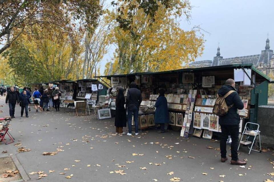 Bücherstände an der Seine