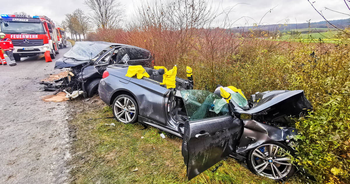 muhlbach zwei schwerverletzte bei frontalcrash update polizeiberichte rnz