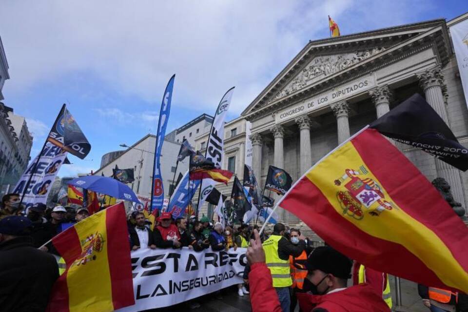 Protest in Spanien