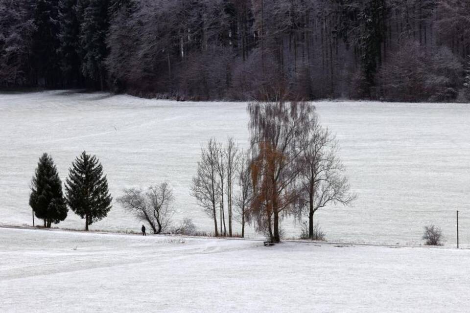 Schnee in Bayern