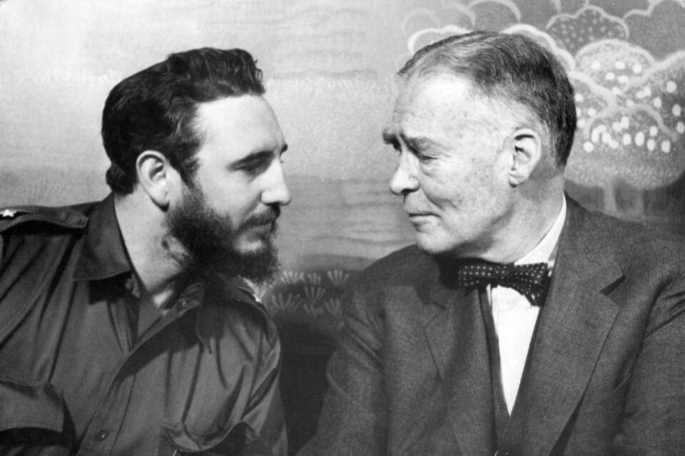 Fidel Castro und Christian Herter Fidel Castro und Christian Herter