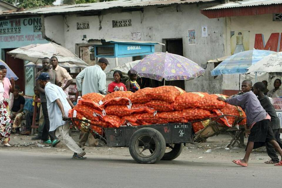 Händler in Kinshasa