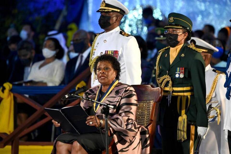 Die Präsidentin von Barbados