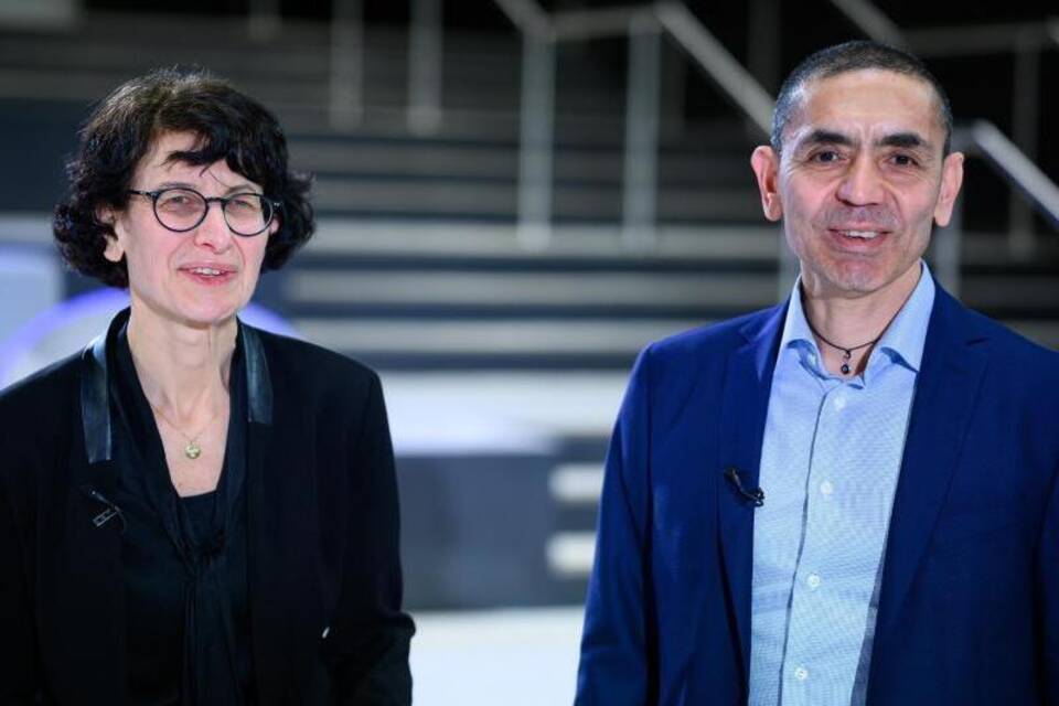Biontech-Gründer Ugur Sahin und Özlem Türeci Biontech-Gründer Ugur Sahin und Özlem Türeci