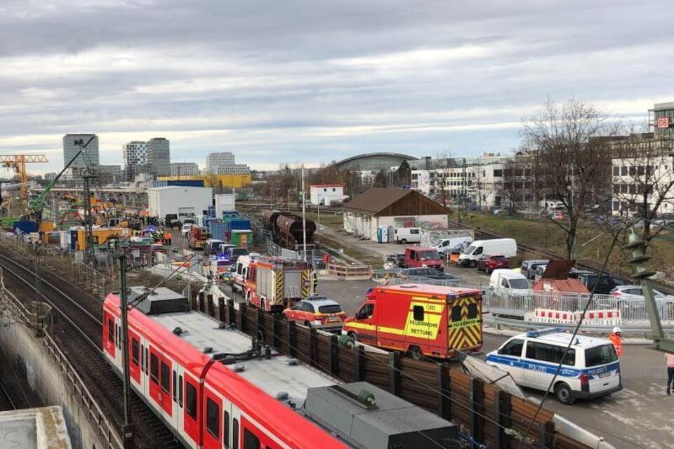 Fliegerbombe in München explodiert Fliegerbombe in München explodiert