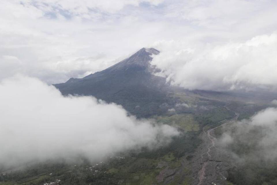 Vulkanausbruch auf Java