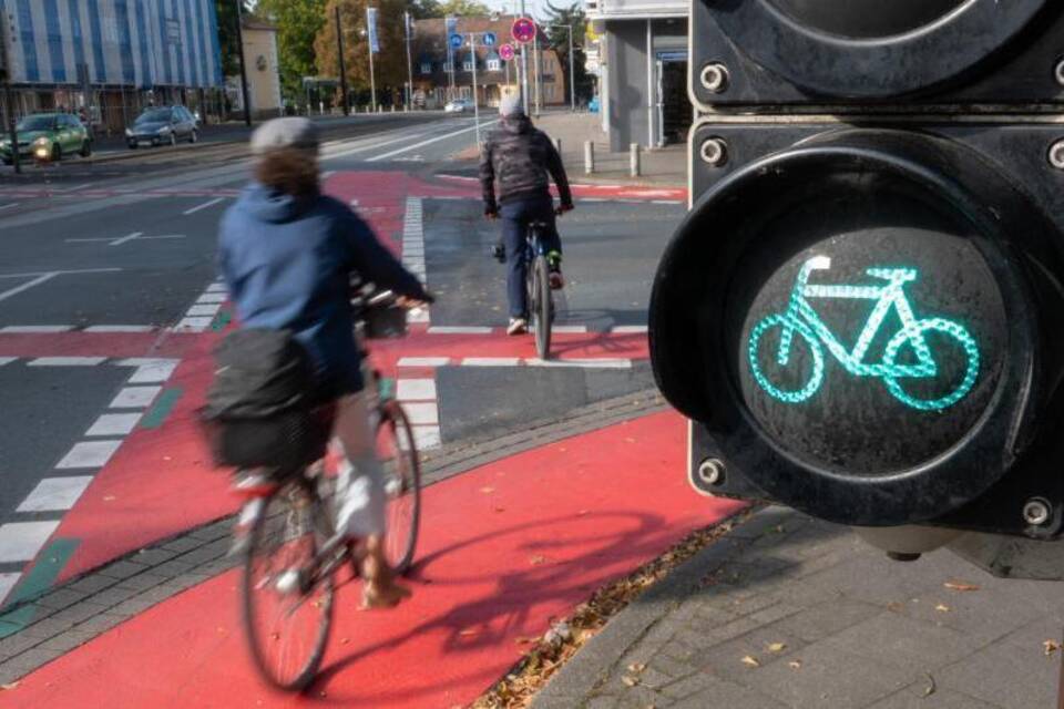 Fahrradfahrende Fahrradfahrende