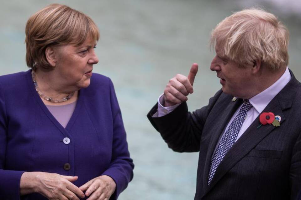 Angela Merkel und Boris Johnson