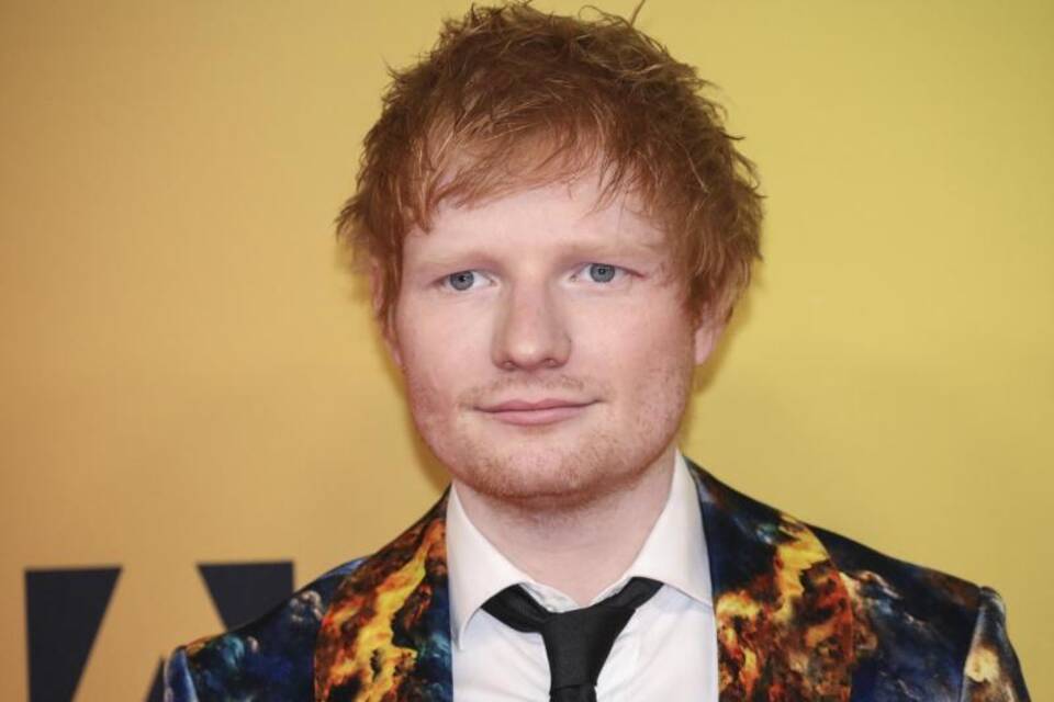 Popstar Ed Sheeran