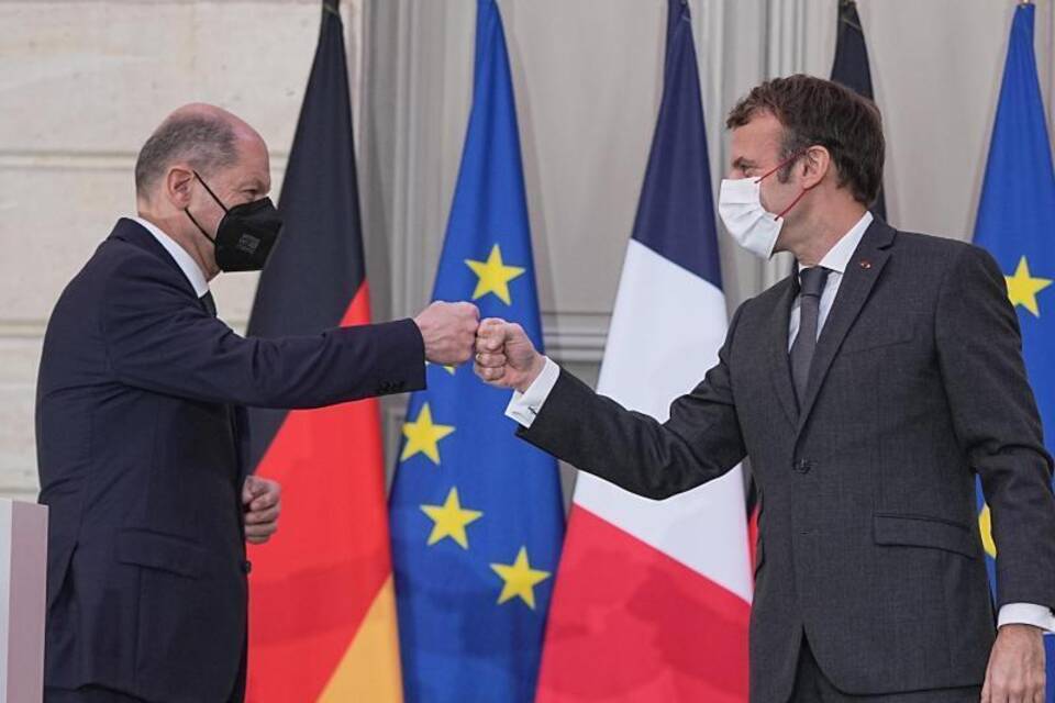 Scholz und Macron Scholz und Macron