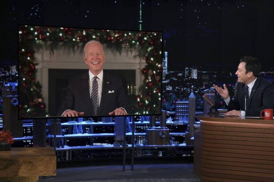 Joe Biden zu Besuch bei Jimmy Fallon Joe Biden zu Besuch bei Jimmy Fallon