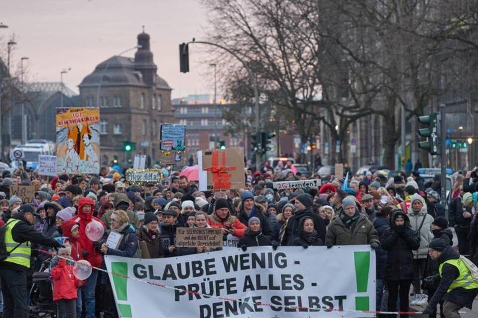 Demonstration in Hamburg