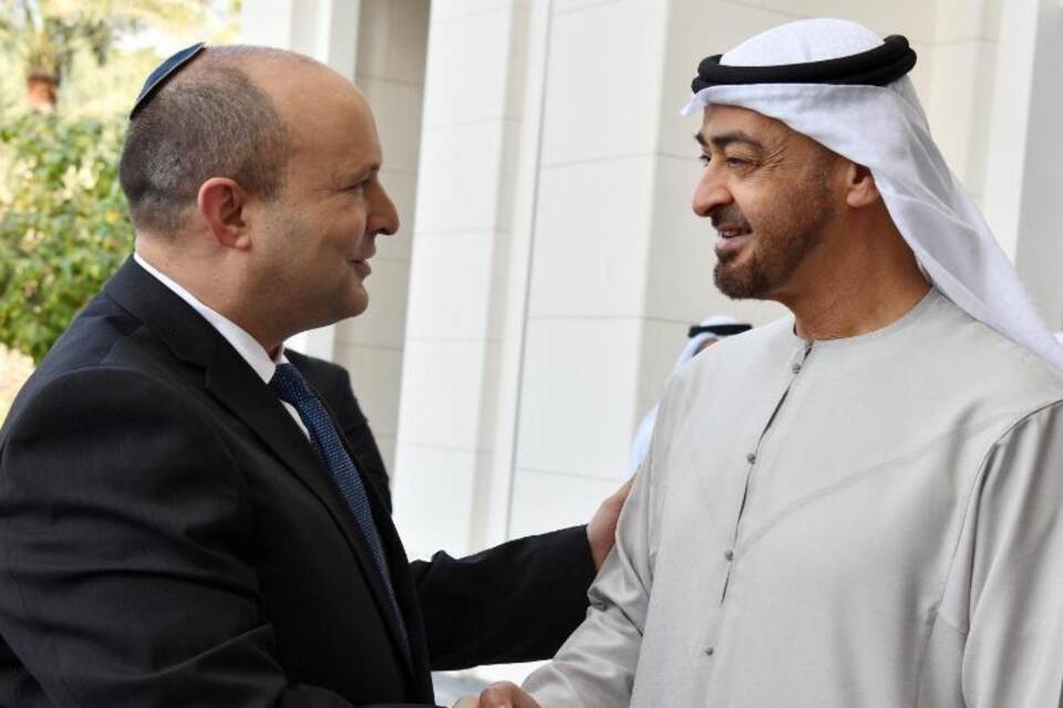 Israels Premierminister Bennett in Abu Dhabi Israels Premierminister Bennett in Abu Dhabi
