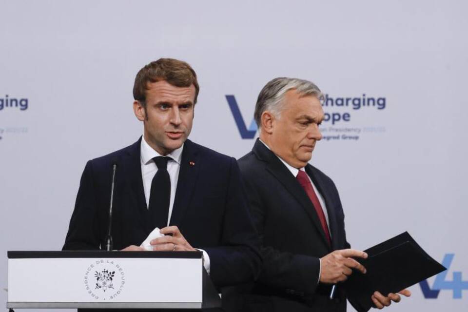 Macron und Orban Macron und Orban