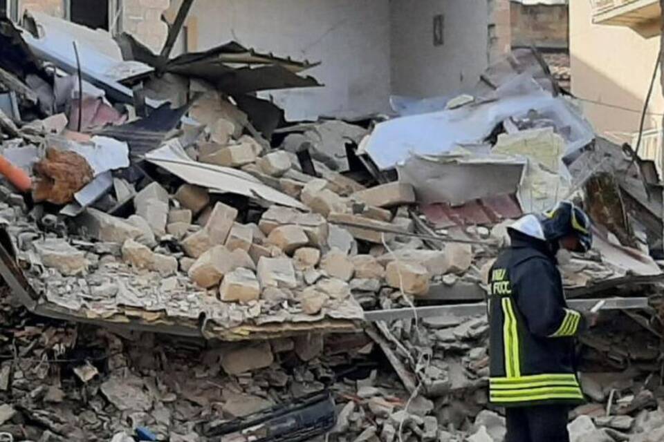 Gebäudeexplosion auf Sizilien