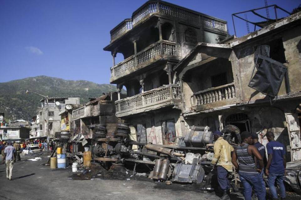 Explosion von Tanklaster in Haiti