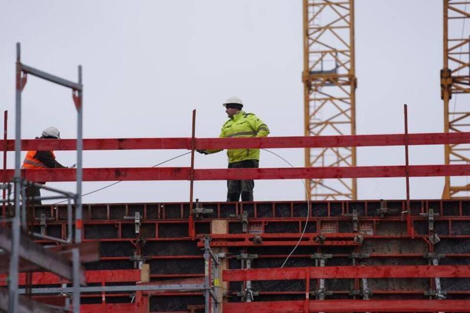 Baustelle in Hamburg