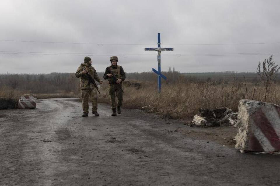 Ukrainische Soldaten Ukrainische Soldaten