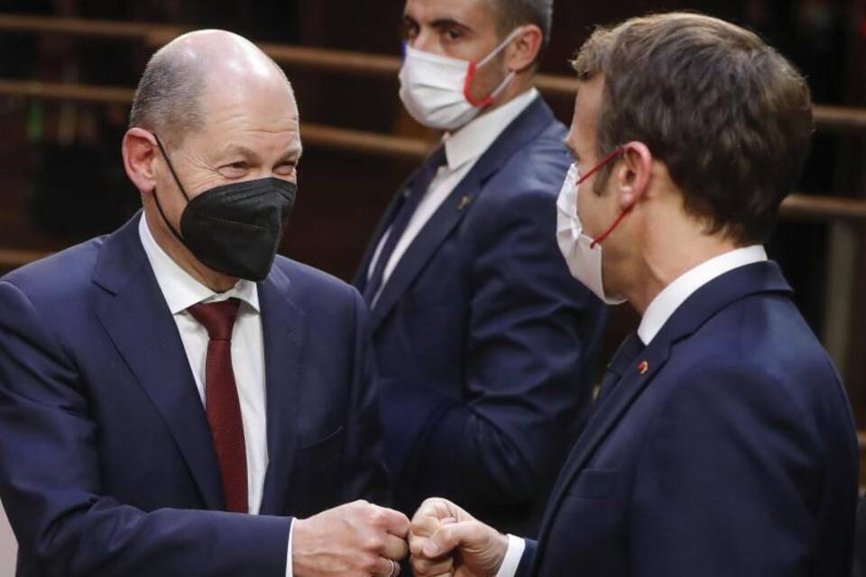 Scholz und Macron Scholz und Macron