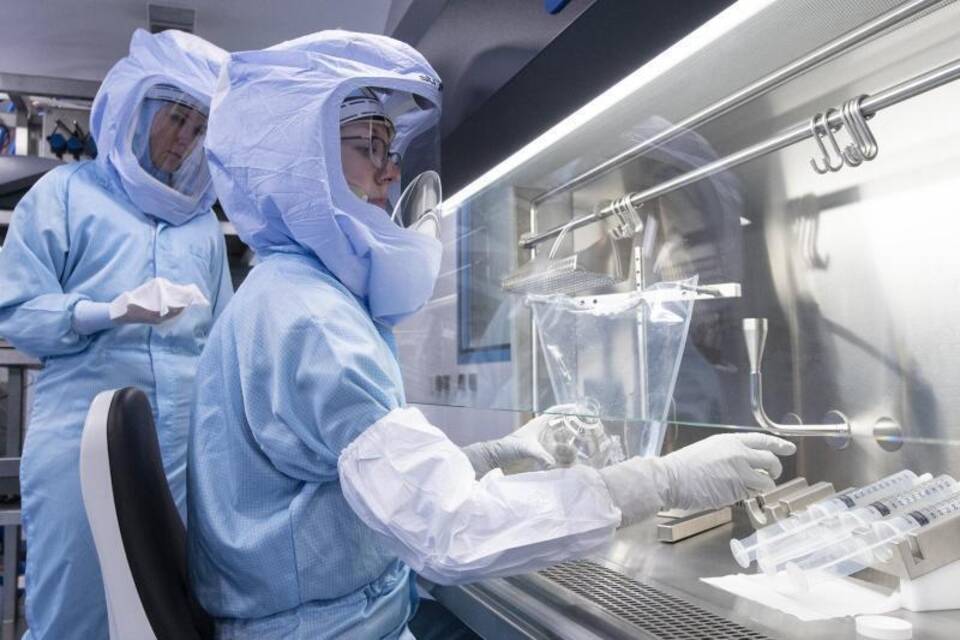 Biontech-Laborantinnen Biontech-Laborantinnen