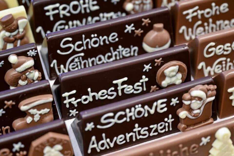 Weihnachtsschokolade