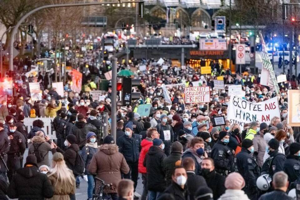 Protest in Hamburg