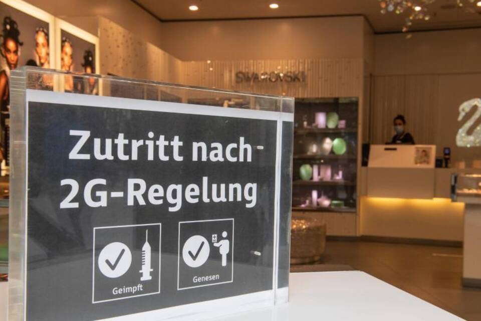 2G-Regelung im Einzelhandel 2G-Regelung im Einzelhandel