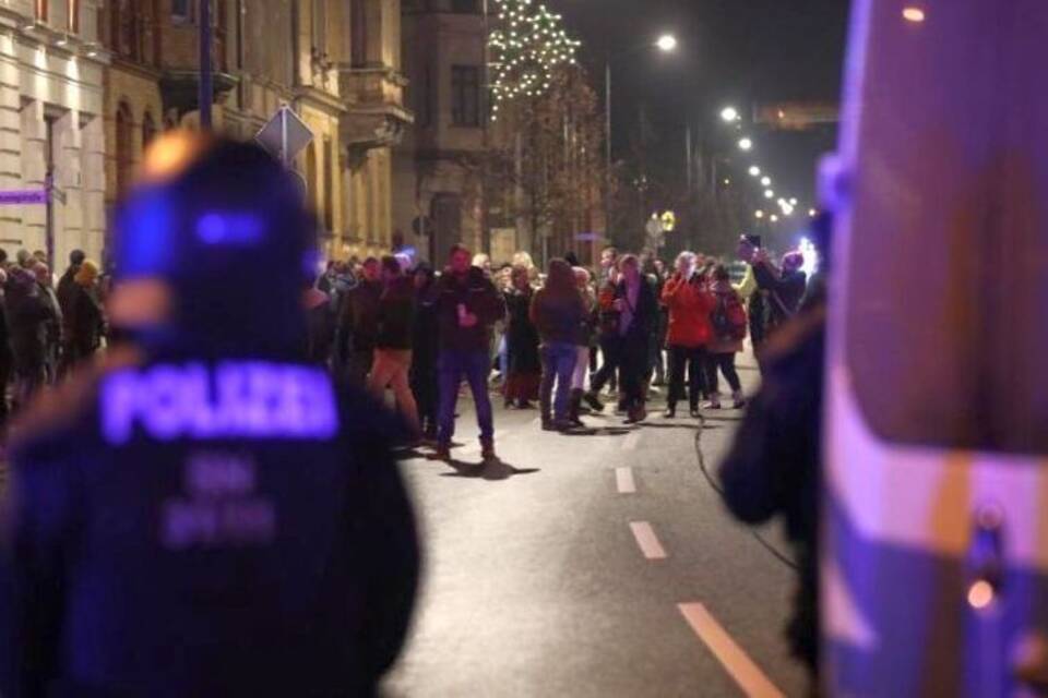 Corona-Protest in Thüringen