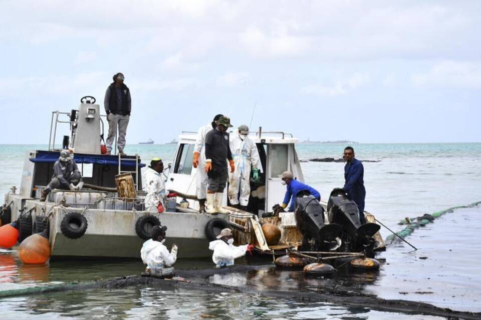 Ölkatastrophe vor Mauritius