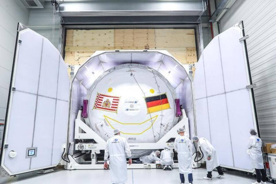Oberstufe der neuen Trägerrakete Ariane 6