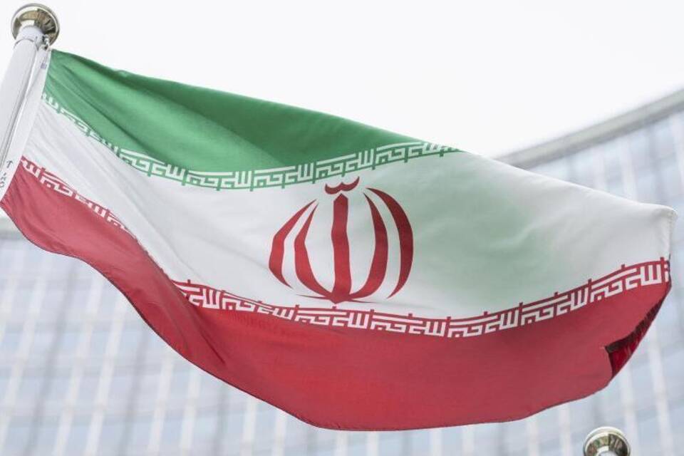 Iranische Flagge Iranische Flagge