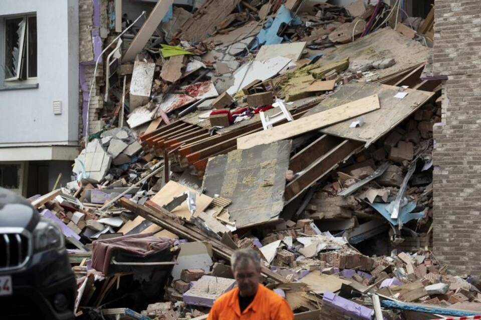Explosion in Mehrfamilienhaus in Belgien Explosion in Mehrfamilienhaus in Belgien