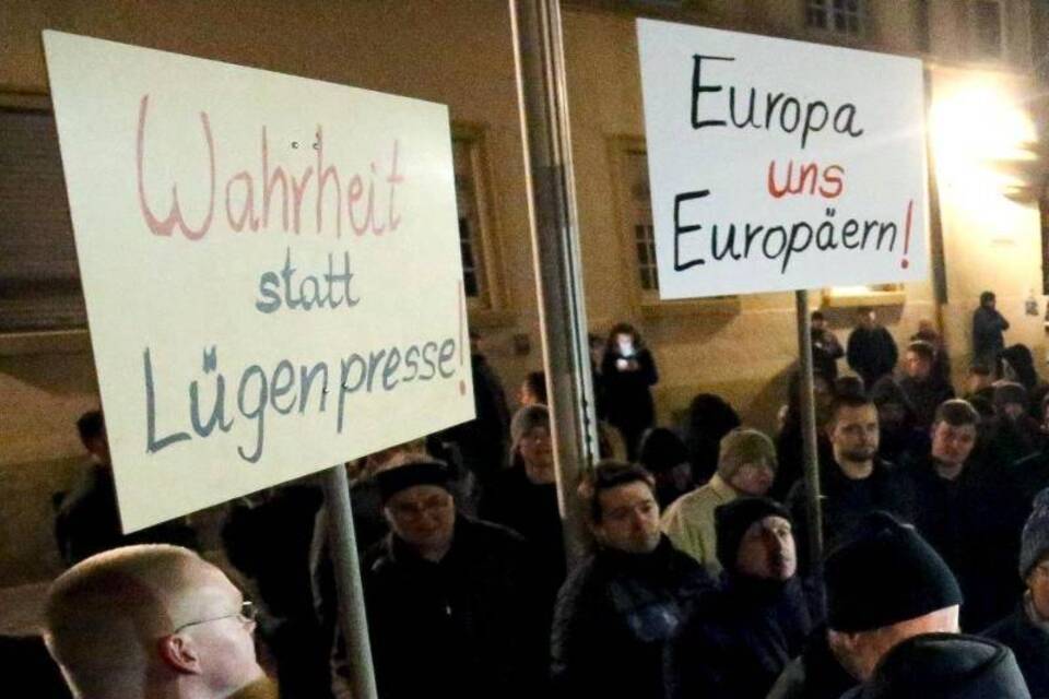 Pegida-Demonstration Pegida-Demonstration