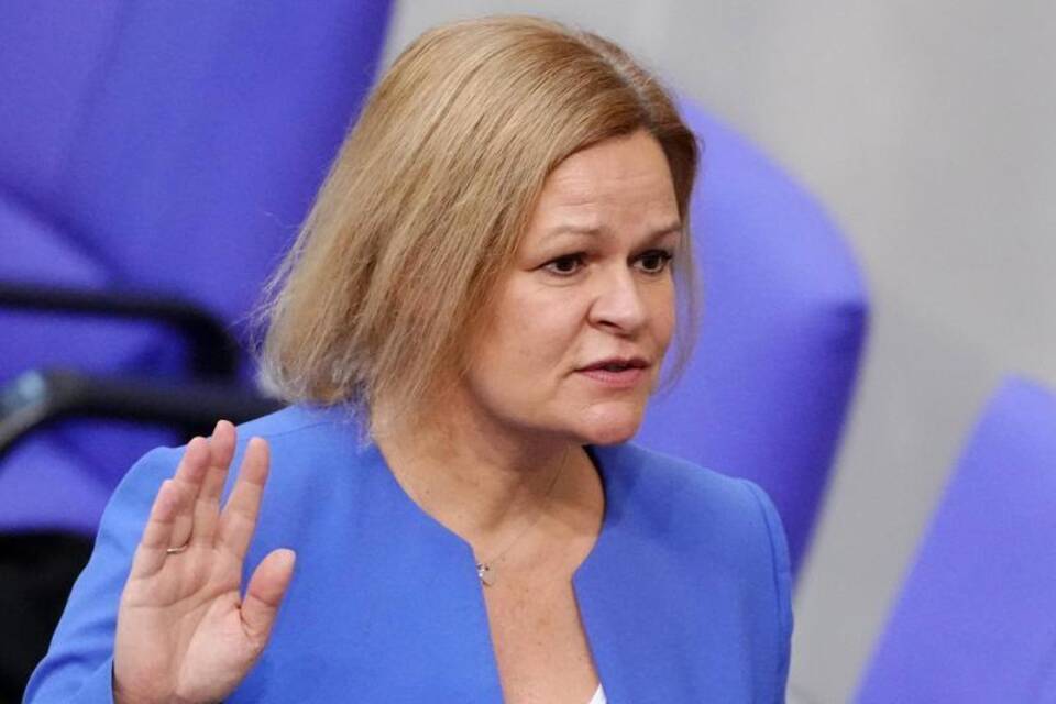 Innenministerin Nancy Faeser Innenministerin Nancy Faeser