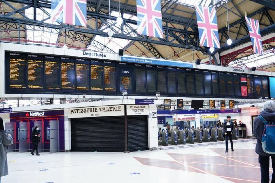 Bahnhof in London Bahnhof in London