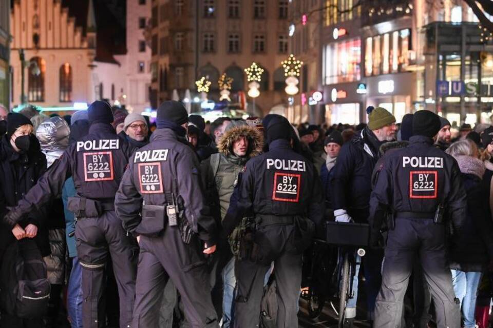 Proteste in München Proteste in München