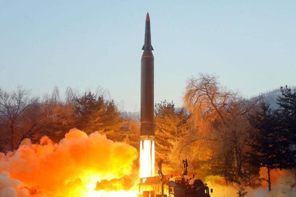 Raketentest in Nordkorea Raketentest in Nordkorea