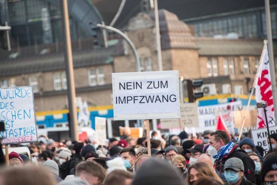 Protest in Hamburg Protest in Hamburg