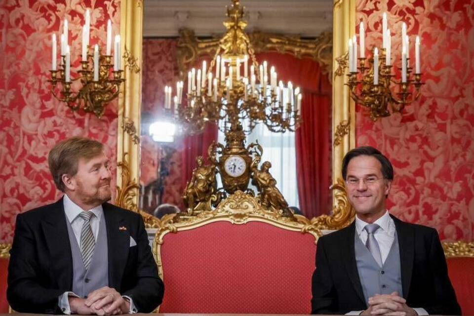 Rutte und Willem-Alexander