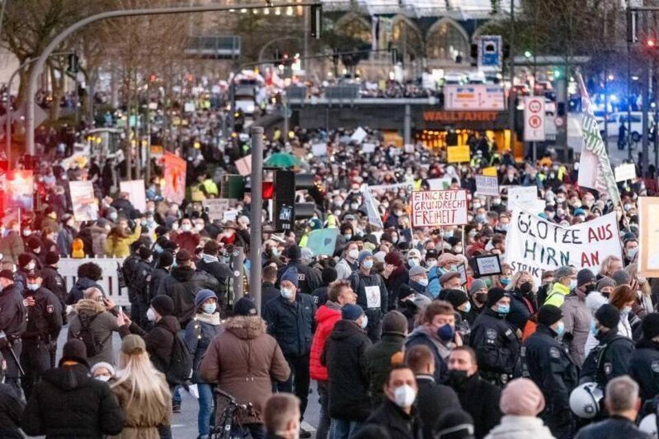 Protest in Hamburg