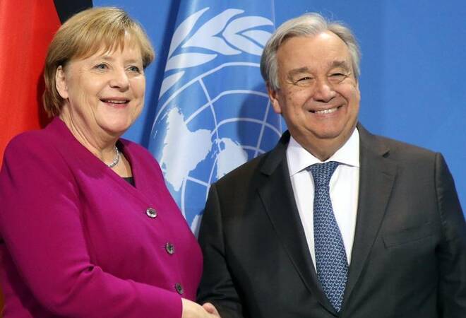 Angela Merkel und Antonio Guterres