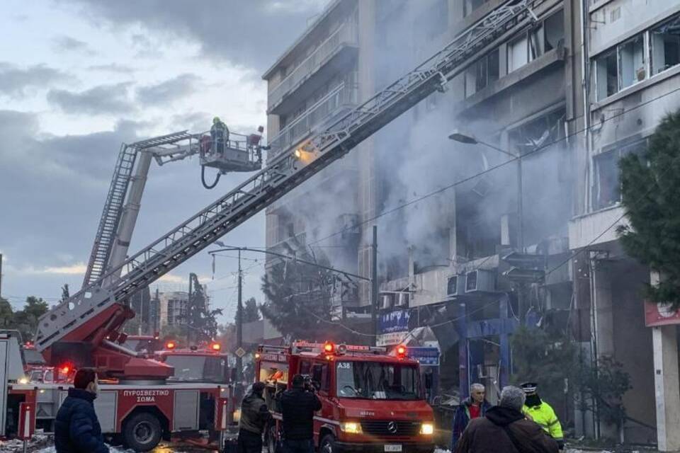 Explosion im Zentrum von Athen Explosion im Zentrum von Athen