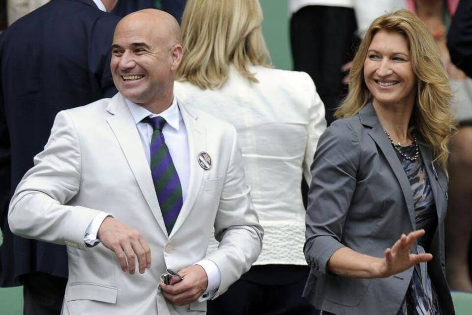 André Agassi und Steffi Graf André Agassi und Steffi Graf