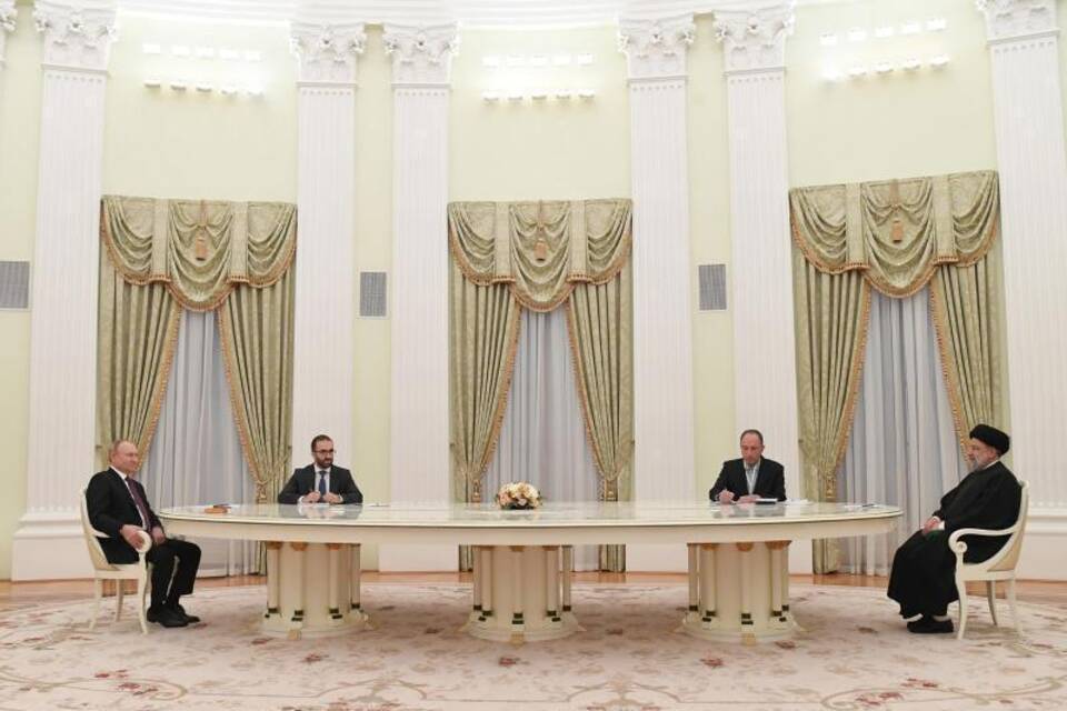 Iranischer Präsident Raisi in Russland Iranischer Präsident Raisi in Russland