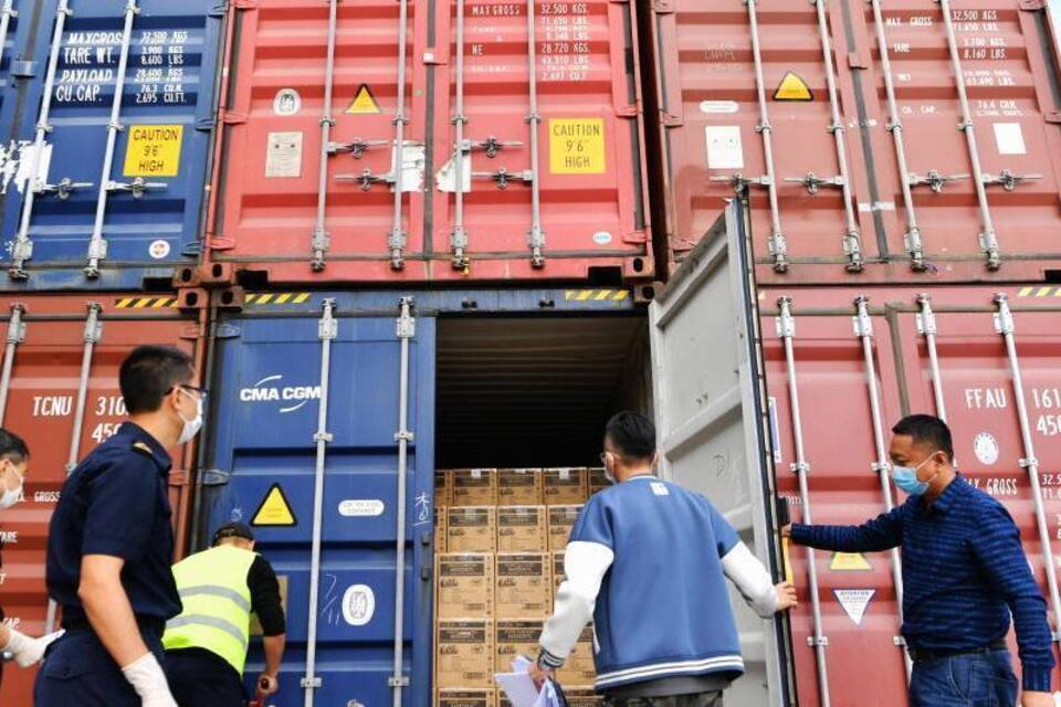 Container in China Container in China